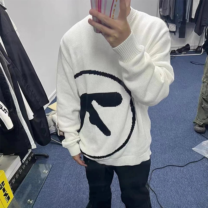 Vintage Graphic Knit Sweater