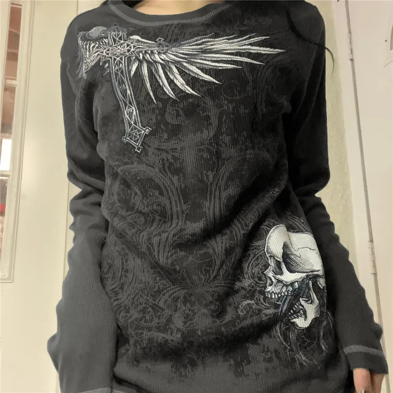00s Gothic Cross Longleeve Tee