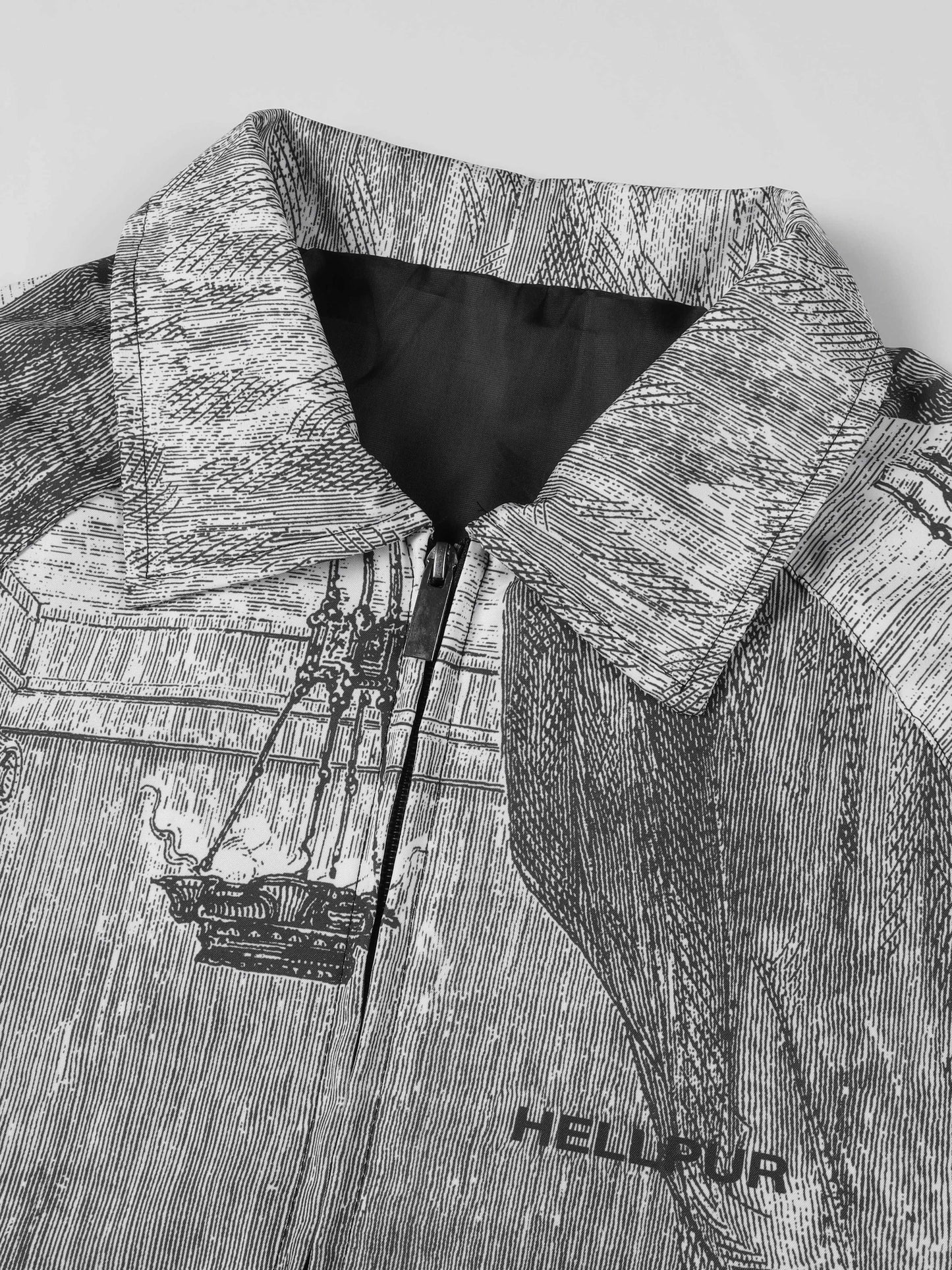 Retro Painting Print Jacket