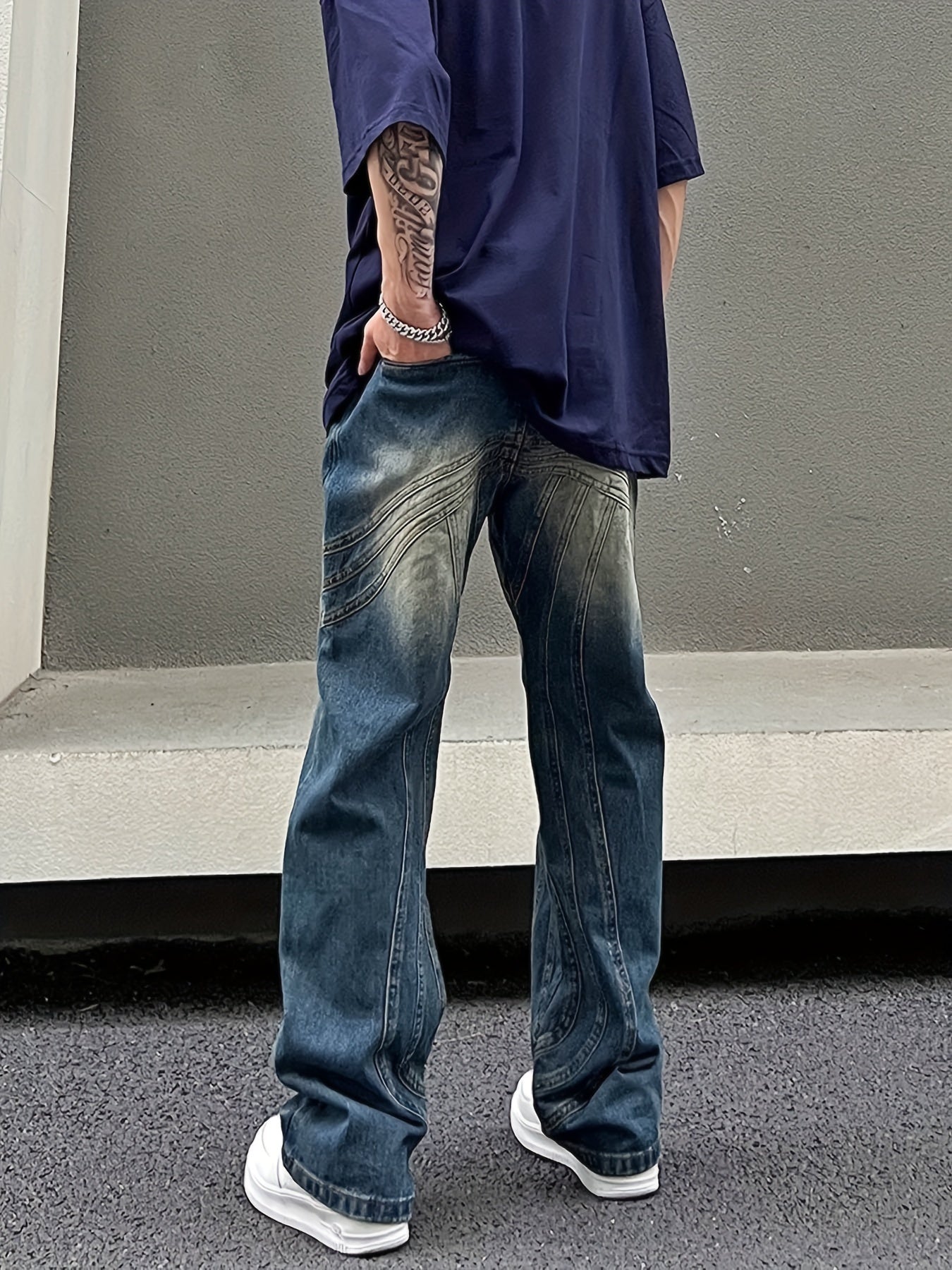 Unique Design Baggy Jeans