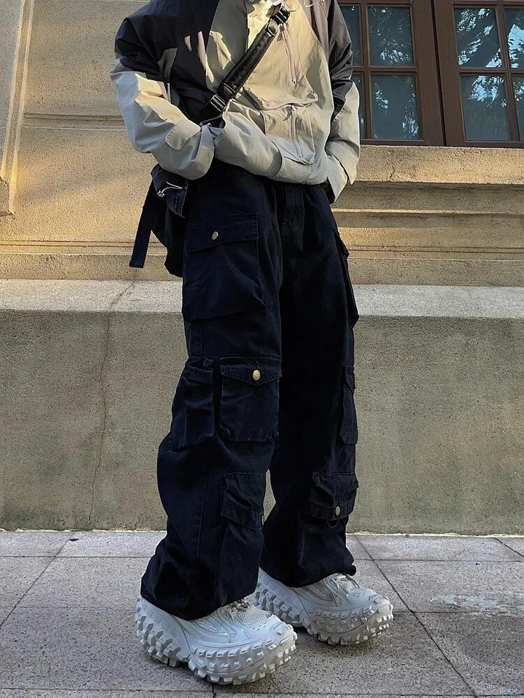 Streetwear Multi-Pocket Loose Pants
