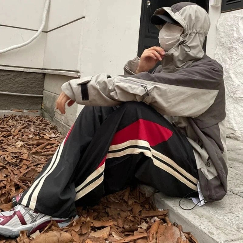 Sreetwear Retro Parachute Pants