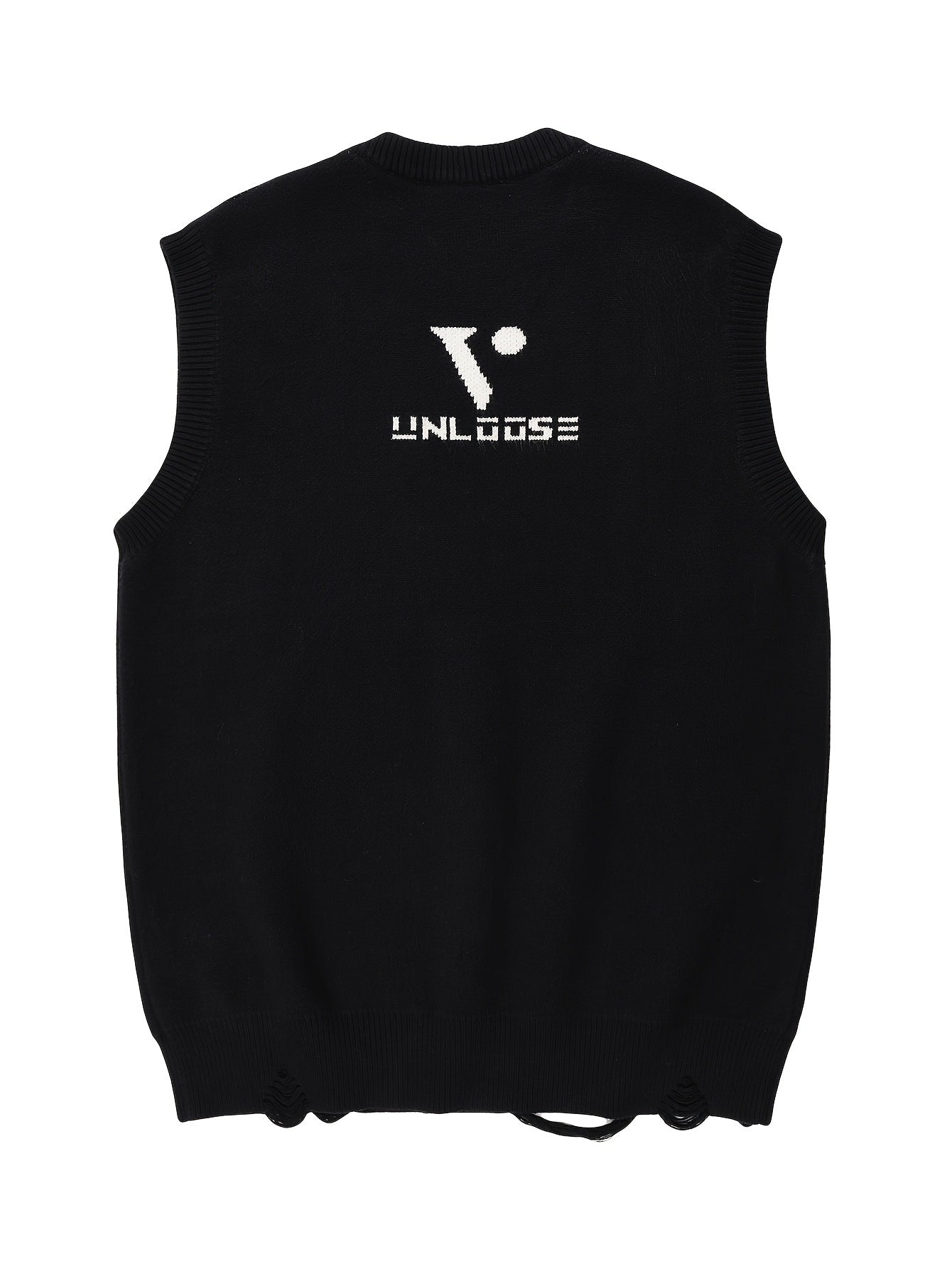 Graphic Knitted Vest