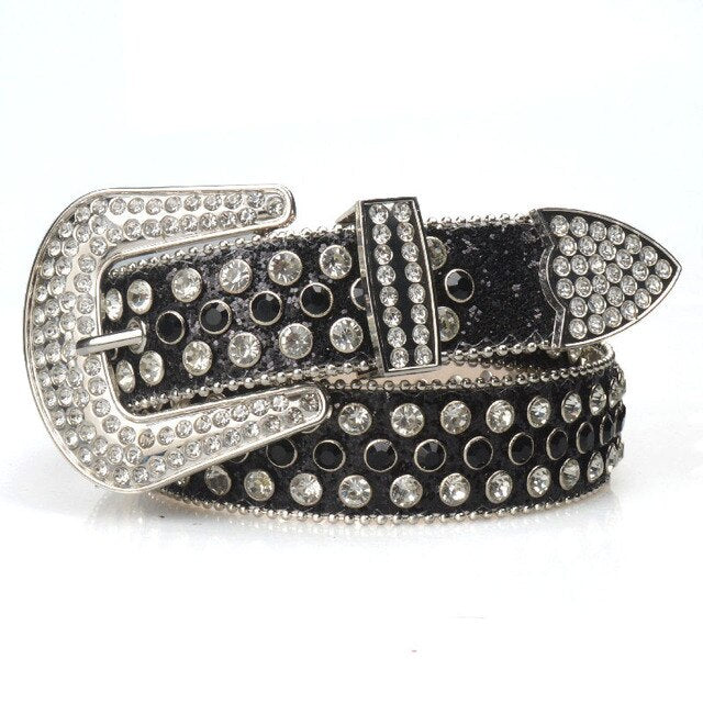 Rhinestones Studded Belt