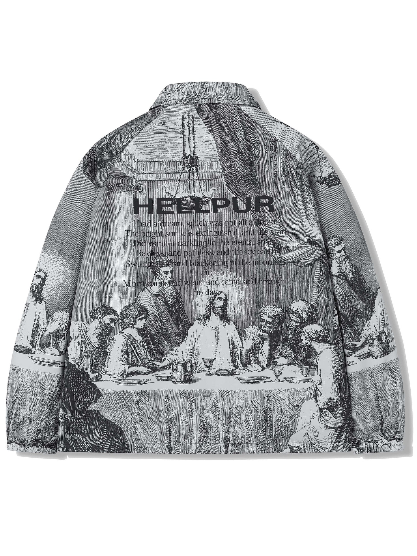 Retro Painting Print Jacket