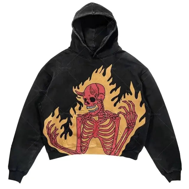 Unique Printed Hoodie - Tisso Clothing