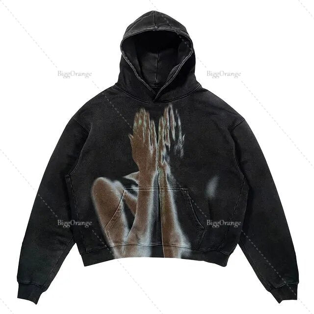 Unique Printed Hoodie - Tisso Clothing