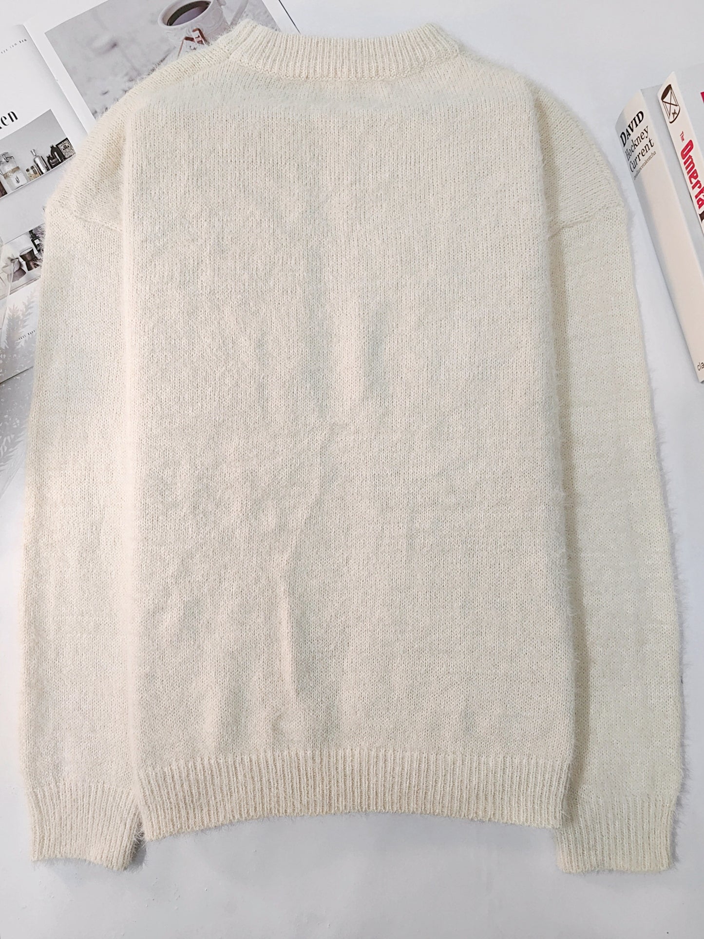 Graphic Mohair Knit