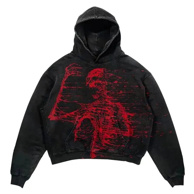 Unique Printed Hoodie - Tisso Clothing