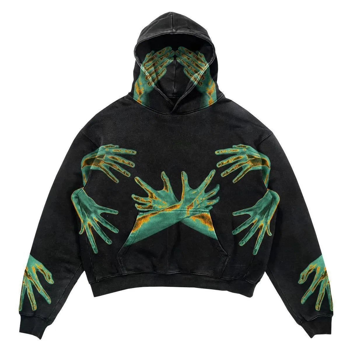 Unique Printed Hoodie - Tisso Clothing