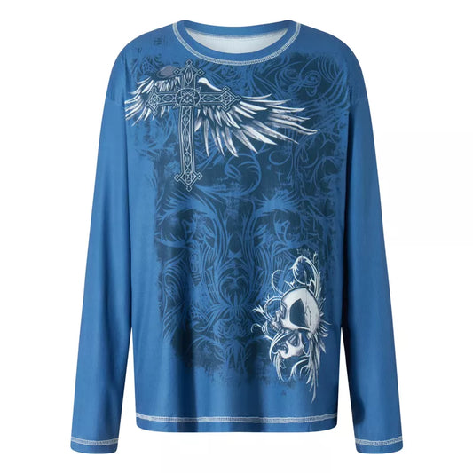 00s Gothic Cross Longleeve Tee