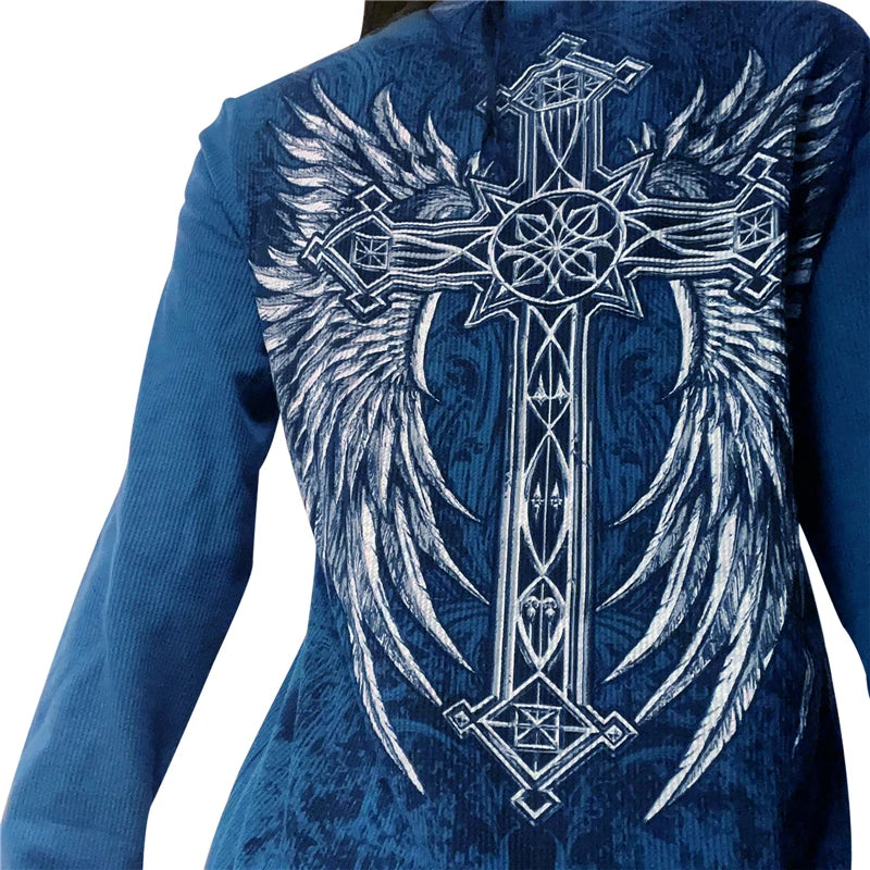 00s Gothic Cross Longleeve Tee