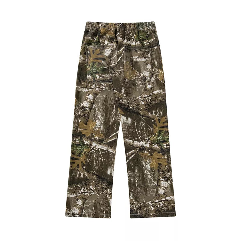Patchwork Baggy Camo Pants
