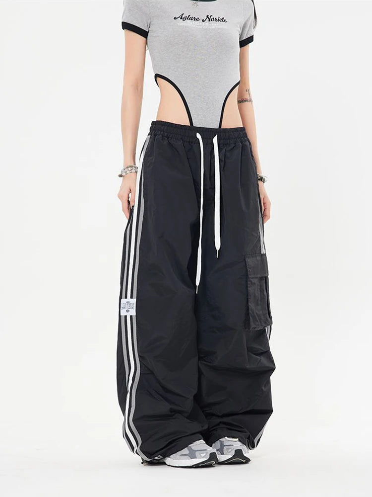 Retro Cargo Parachute Pants