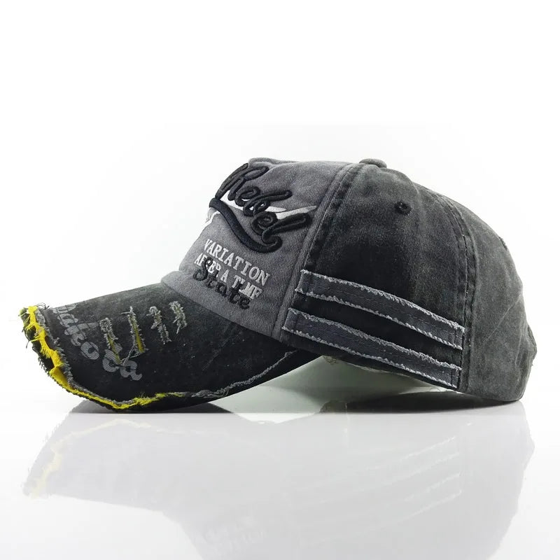 Denim Patchwork Workwear Cap
