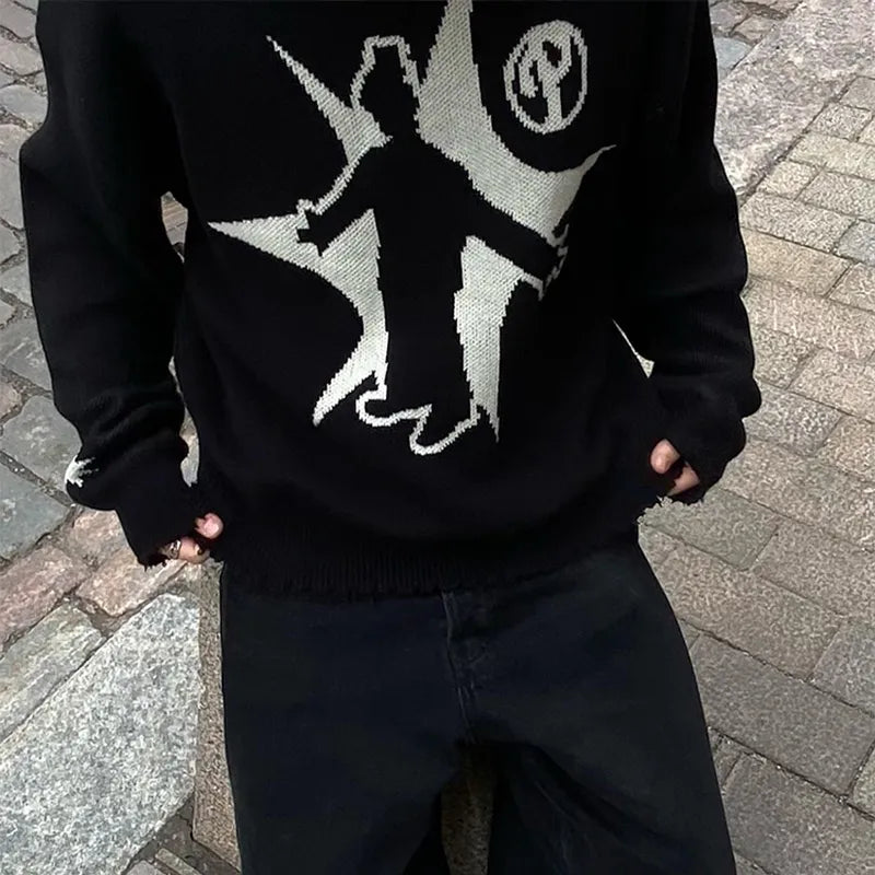 Abstract Graphic Knit