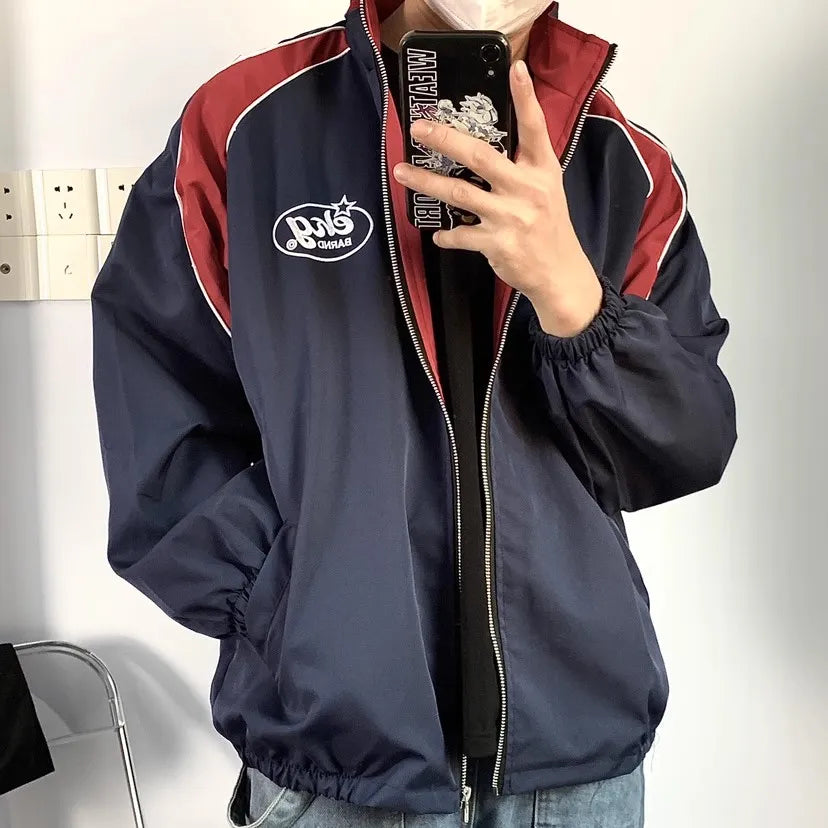 Retro Zip-Up Windbreaker