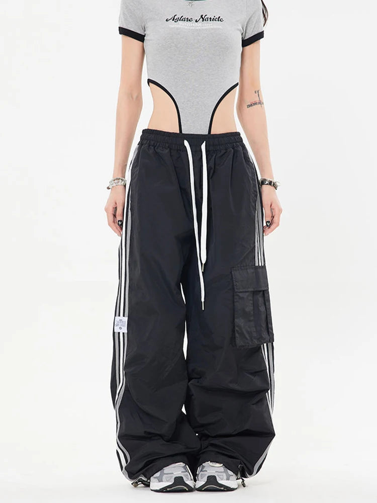 Retro Cargo Parachute Pants