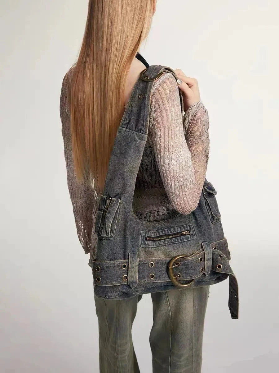 Grunge Belt Handbag