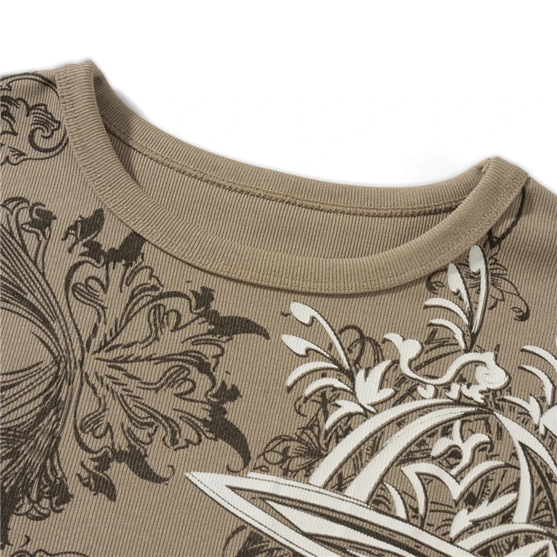 00s Grunge Print Longsleeve Tee