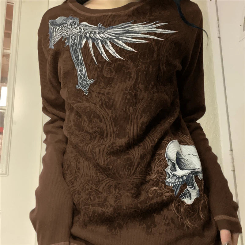 00s Gothic Cross Longleeve Tee