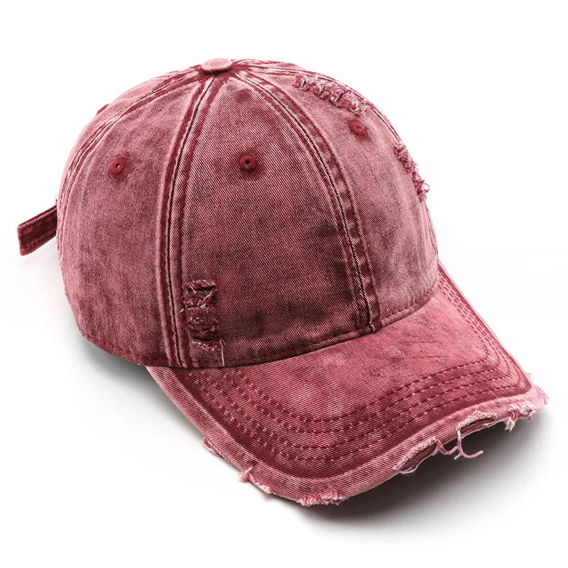 Cotton Washed Denim Cap