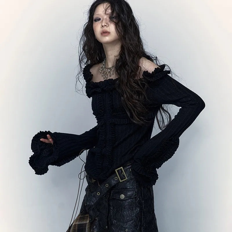 Grunge Aesthetics Graphic Top