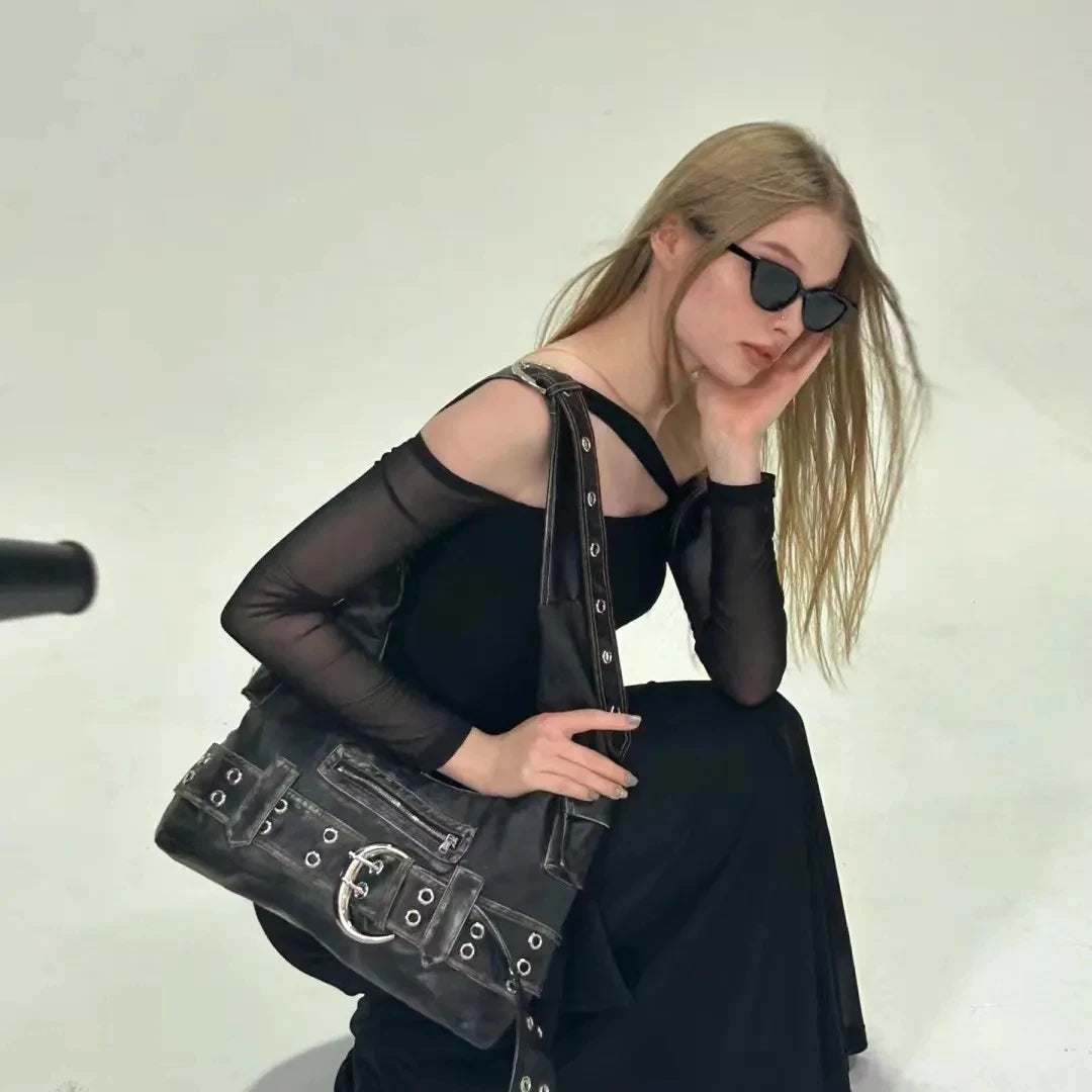 Grunge Belt Handbag
