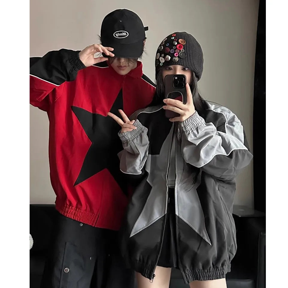 Unisex Star Vintage Windbreaker