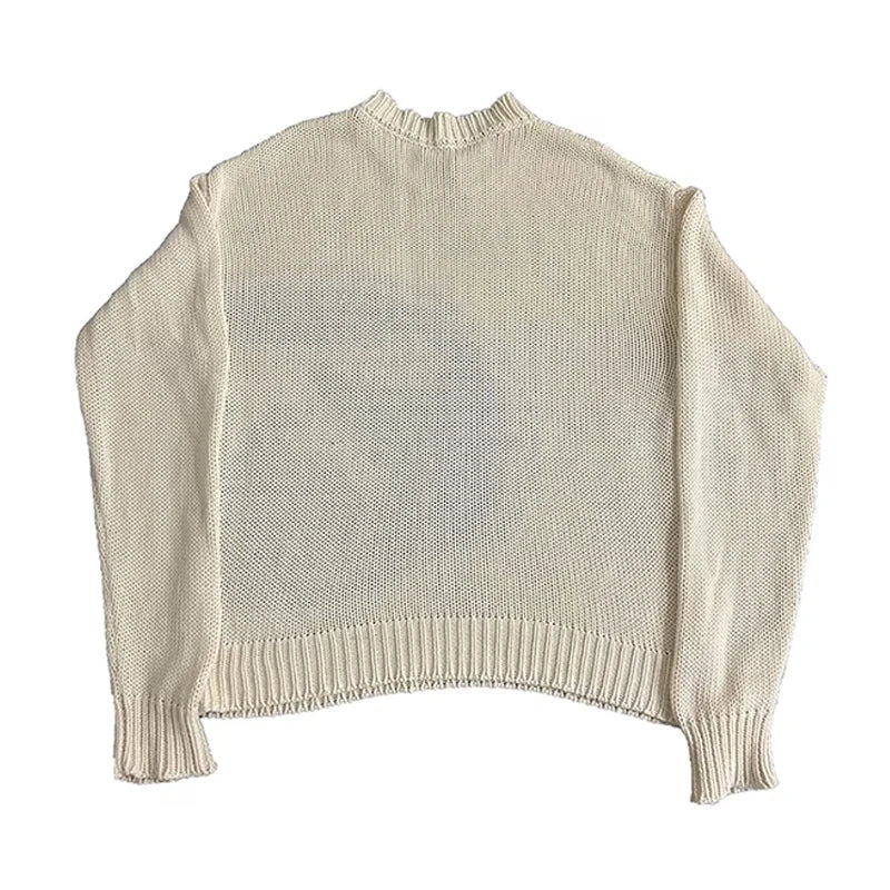 Vintage Graphic Knit Sweater