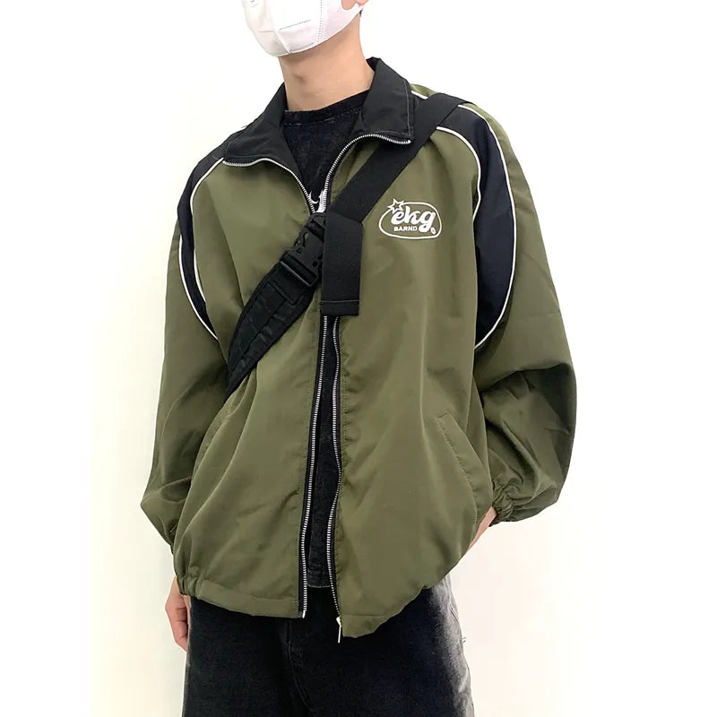 Retro Zip-Up Windbreaker