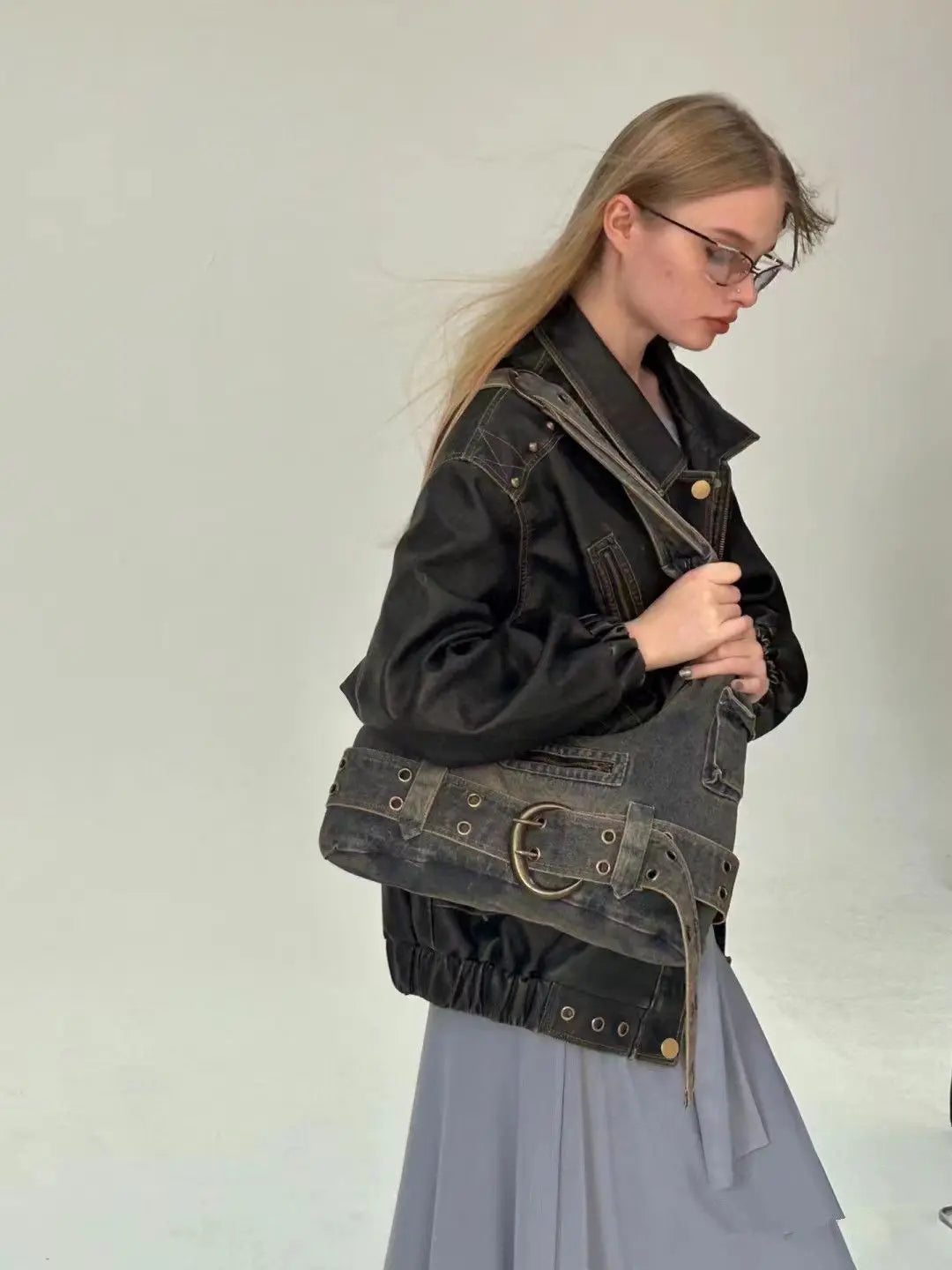 Grunge Belt Handbag