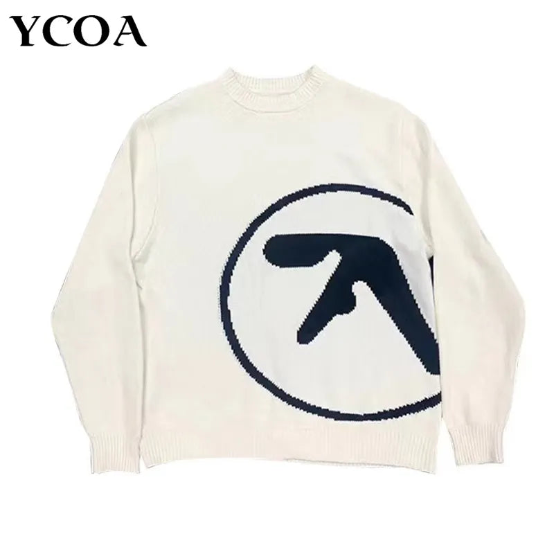 Vintage Graphic Knit Sweater