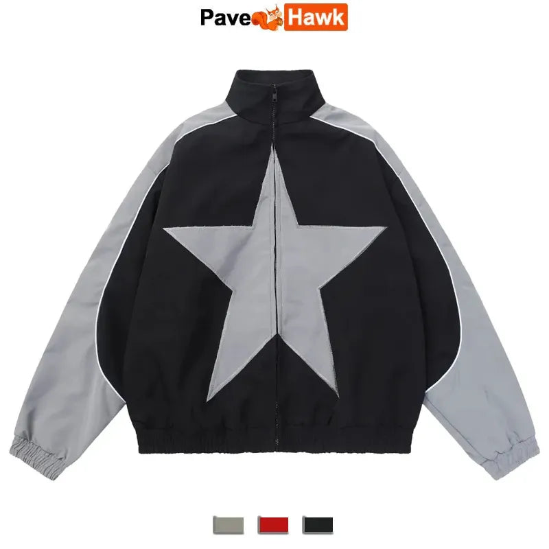 Unisex Star Vintage Windbreaker
