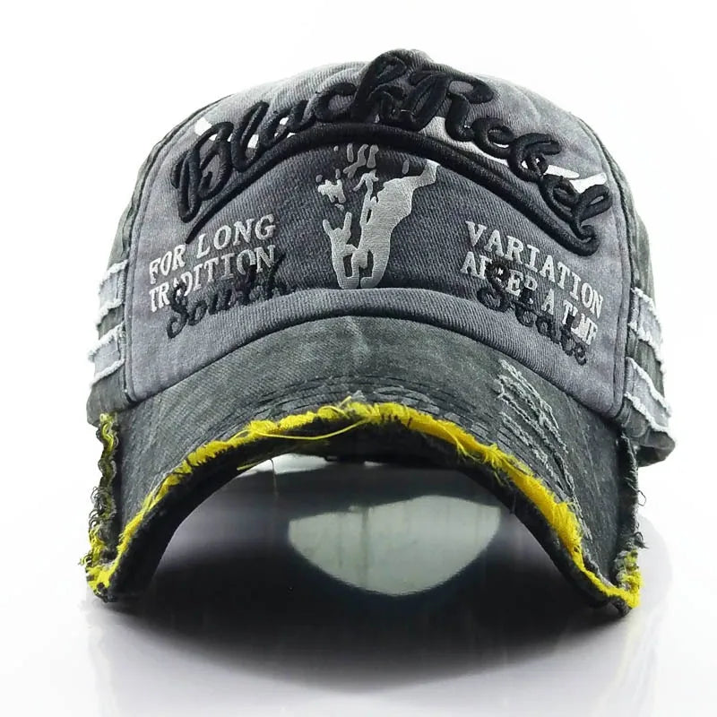 Denim Patchwork Workwear Cap