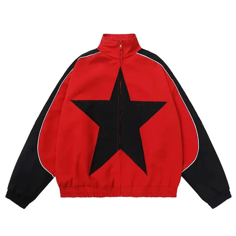 Unisex Star Vintage Windbreaker