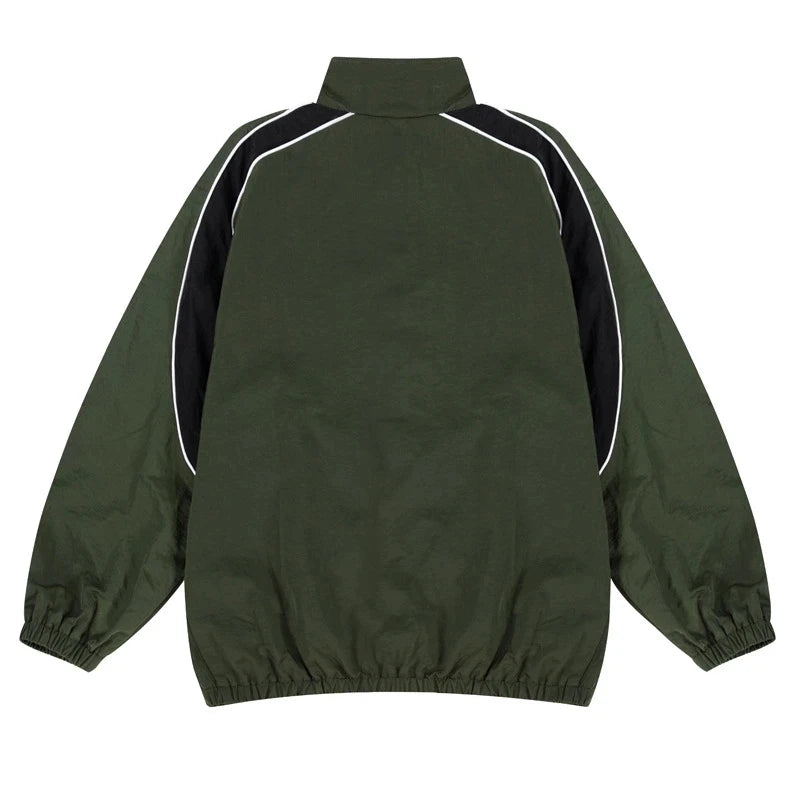 Retro Zip-Up Windbreaker