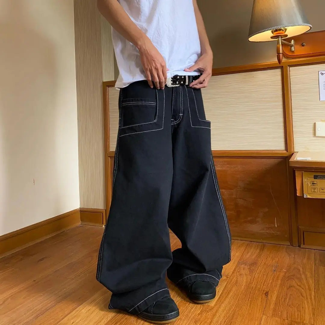 Super Baggy Patchwork Jeans