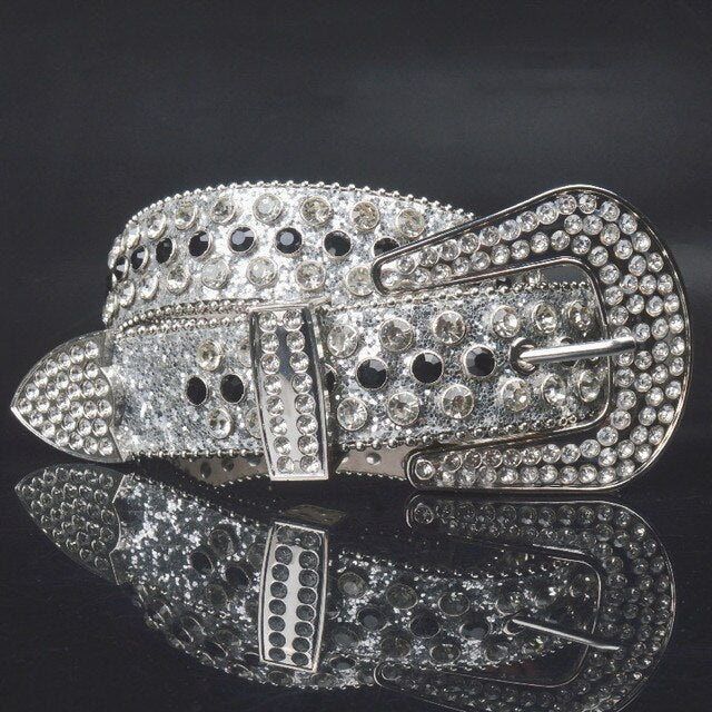 Rhinestones Studded Belt