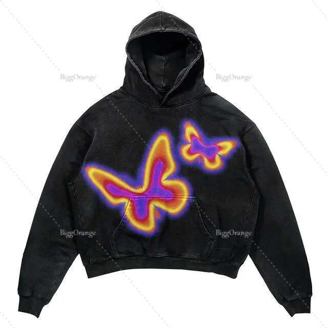Unique Printed Hoodie - Tisso Clothing