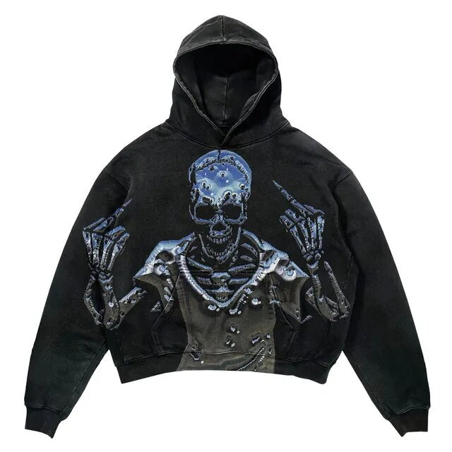 Unique Printed Hoodie - Tisso Clothing