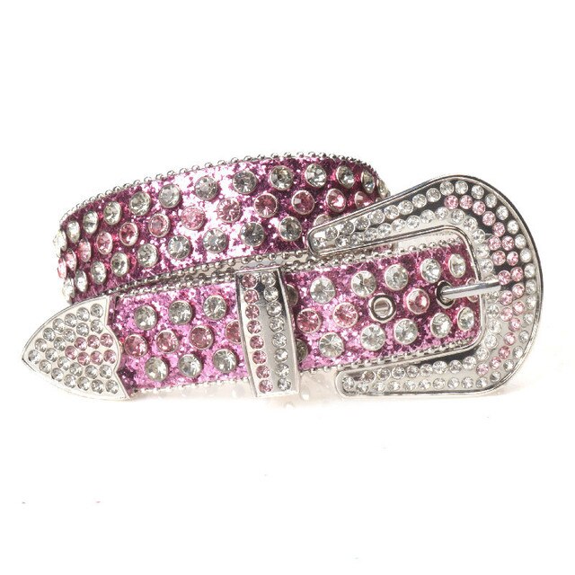 Rhinestones Studded Belt