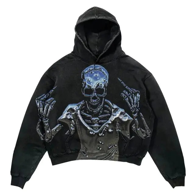 Unique Printed Hoodie - Tisso Clothing
