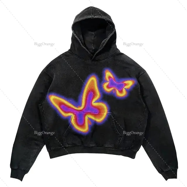 Unique Printed Hoodie - Tisso Clothing