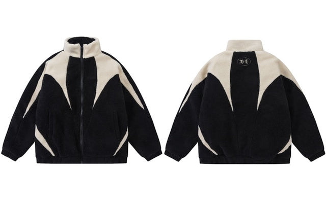 Patchwork Color Block Fleece - Tisso Clothing
