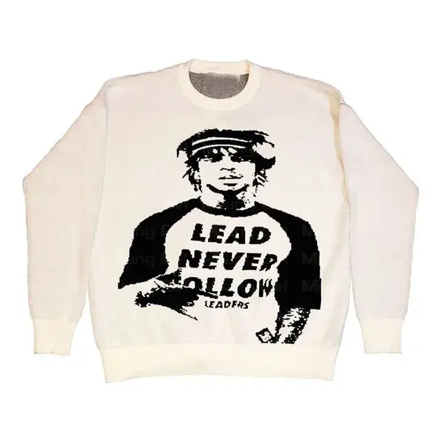 Graphic Knit Sweater