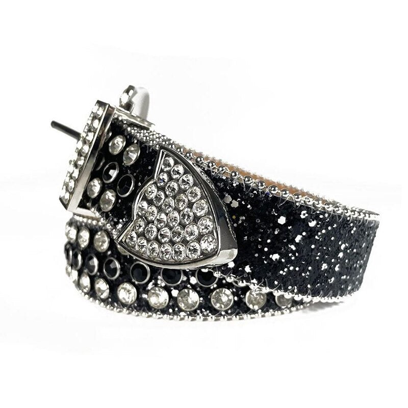 Rhinestones Studded Belt