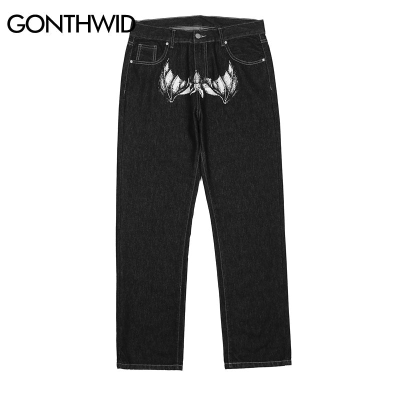 Graphic Baggy Jeans
