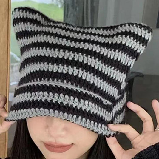 Stripped Beanie