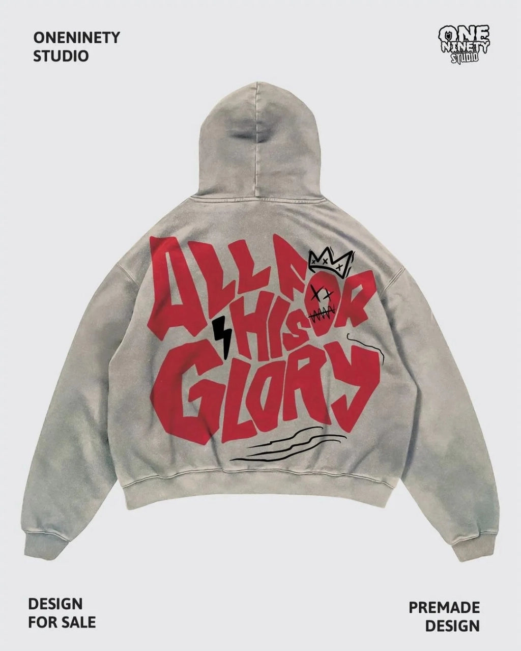 Retro Letter Printing Hoodie